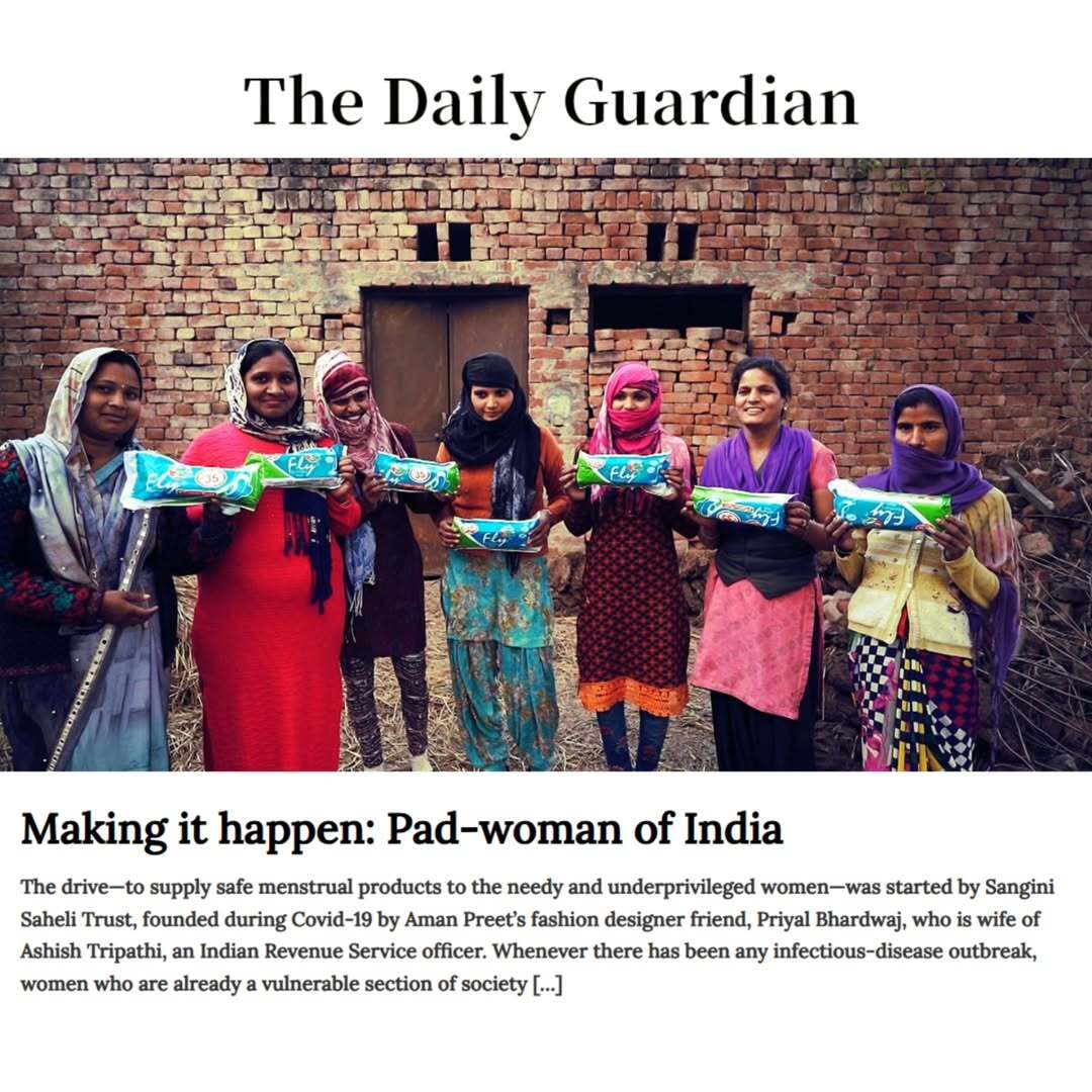 Sanitary pad distribution